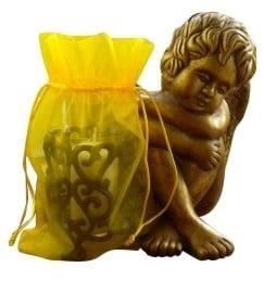 10 x zeer grote luxe organza kado zakjes met satijn koord..., Ophalen of Verzenden, Nieuw