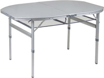 Bo-Camp - Tafel - Ovaal - Koffermodel - 120x80 cm, Caravans en Kamperen, Verzenden, Zo goed als nieuw