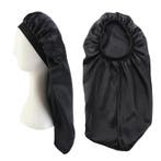 Satijnen Bonnet voor Dreadlocks / Braids / Rasta - Zwarte Dr, Ophalen of Verzenden, Nieuw