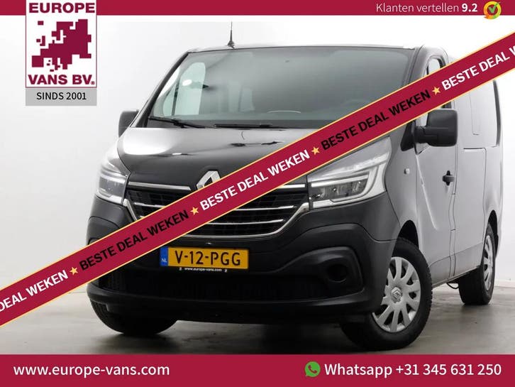 Renault Trafic | Zakelijke Lease v.a. €335.04 pm, Auto's, Bestelauto's, Lease, Automaat, Diesel, Zwart, Renault, Financial lease