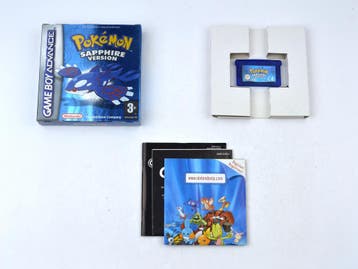 Pokemon Sapphire [Gameboy Advance], Spelcomputers en Games, Ophalen of Verzenden, Zo goed als nieuw