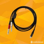 USB-C naar 2x Jack mono 2m 32Bit/384kHz, Muziek en Instrumenten, Verzenden, Nieuw