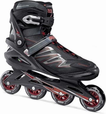 Roces Big Zyx 90 Heren Skeelers Maat 52 - Zwart Rood, Sport en Fitness, Skeelers, Ophalen of Verzenden, Zo goed als nieuw, Roces
