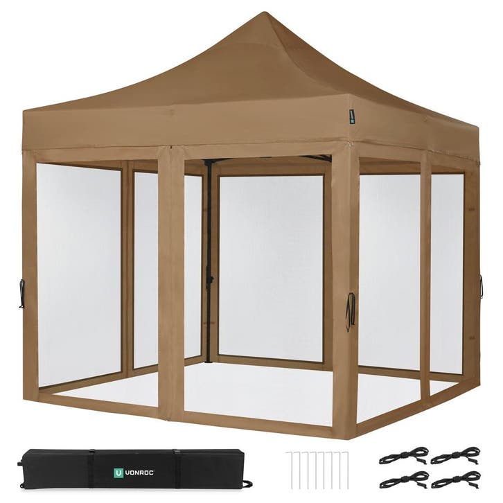 Partytent - 3x3m - Premium easy-up Partytent | Set incl., Tuin en Terras, Partytenten, Nieuw, Verzenden