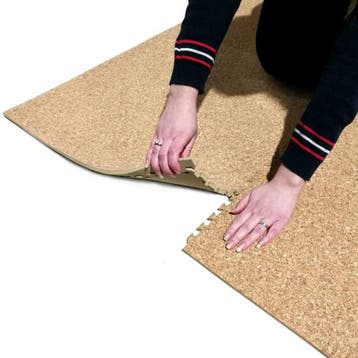 Zachte puzzel vloertegels kurk (30 x 30 of 60 x 60 x 0,9 cm), Kinderen en Baby's, Ophalen of Verzenden, Nieuw, Wanddecoratie