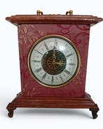 Pendule - Hout, Glas, stof - 1960-1970
