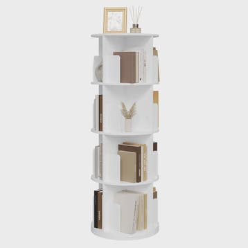 Draaibare Boekenkast 4 Niveaus - 360° Rotatie - Hoekdisplay, Verzenden, Nieuw