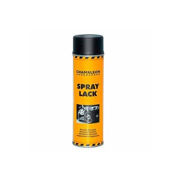 Zijdeglans zwart spuitbus 500 ml - Chamäleon, Verzenden, Nieuw