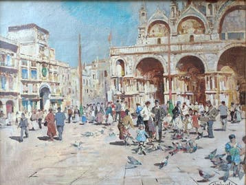 Felice Giordano (1880–1964) - Venezia, Piazza San Marco
