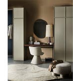 WOOOD Romee Organische Spiegel - Metaal - Zwart - 100x70x4, Verzenden, Nieuw