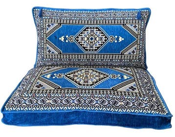 Ottomaanse kussen - Kelim - 95 cm - 70 cm, Antiek en Kunst, Antiek | Kleden en Textiel