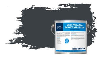 Wixx PRO Aqua Schakelverf Satin RAL 7016 | Antracietgrijs 5L, Verzenden, Nieuw, Verf, Grijs