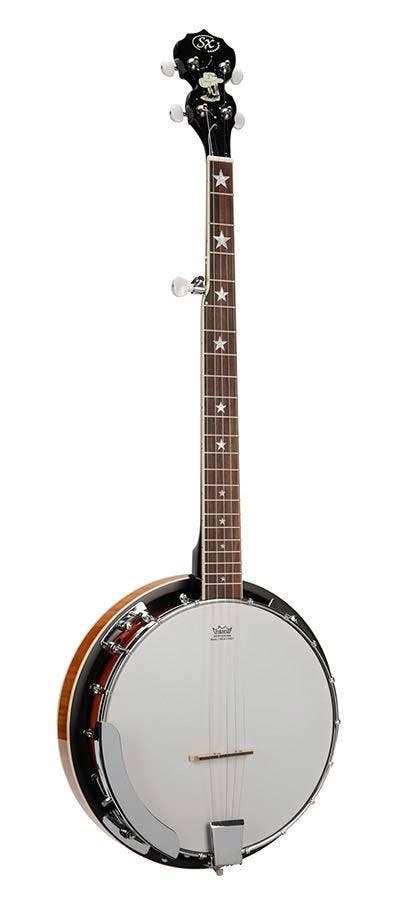SX BJ455VS 5-Snarige Banjo – Vintage Sunburst, Gloss Finish,, Muziek en Instrumenten, Snaarinstrumenten | Banjo's, Nieuw, Ophalen of Verzenden