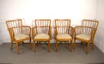Fauteuil (4) - Hout, Messing, Textiel, Antiek en Kunst