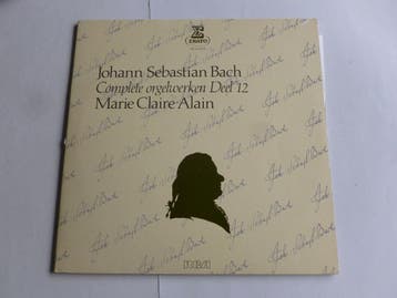 Bach - Marie Claire Alain / Complete Orgelwerken Deel 12 (2, Ophalen of Verzenden, Zo goed als nieuw