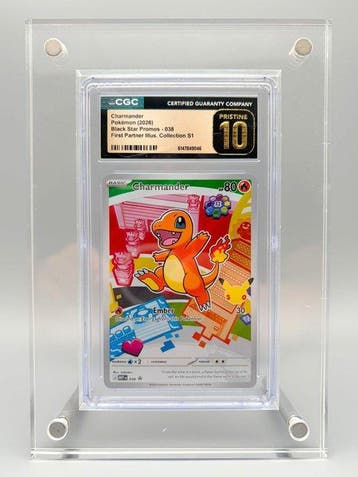 Pokémon Graded card - Charmander - First Partner, Nieuw