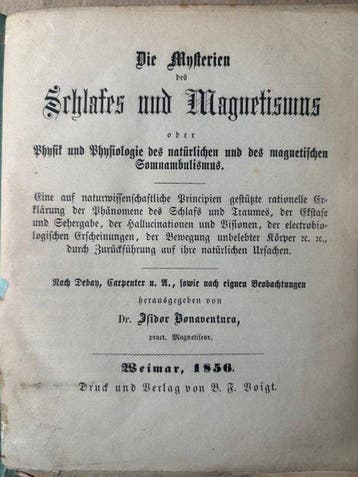 Dr. Isidor Bonaventura [pseudonym] - Die Mysterien des