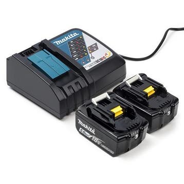 Startset: 2x Makita BL1850B / 18V LXT accus , origineel, Doe-het-zelf en Verbouw, Gereedschap | Machine-onderdelen en Toebehoren