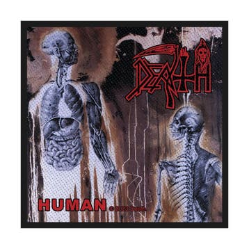 Death - Human - Patch officiële merchandise, Ophalen of Verzenden, Nieuw, Kleding