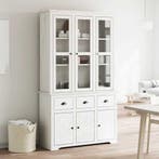 vidaXL buffetkast BODO 115,5x43x200,5 cm massief grenenhout, Minder dan 50 cm, Nieuw, Minder dan 25 cm, Grenenhout