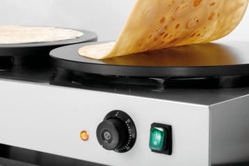 Bartscher Crêpe-bakplaat 2CP400 | 2x Ø40cm | 2x 230V | 860x5, Ophalen of Verzenden, Nieuw in verpakking