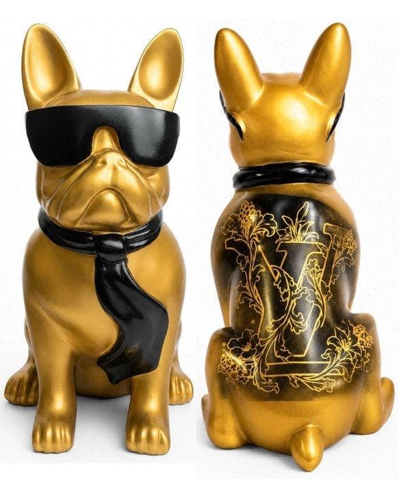 Daluxe Art - 1999 • LV Dog, Antiek en Kunst, Kunst | Designobjecten