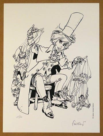 Walthéry, François - 1 Silkscreen - Natacha - Hommage à, Nieuw