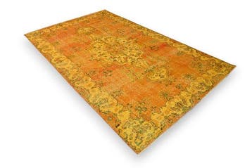 Geel goud vintage - Vloerkleed - 285 cm - 175 cm -, Nieuw