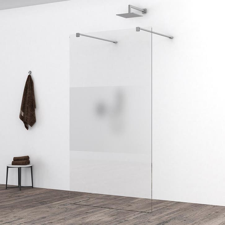 Wiesbaden Slim Inloopdouche Glasplaat - 90x200cm - 8mm -, Doe-het-zelf en Verbouw, Sanitair, Nieuw, Glas, Ophalen of Verzenden