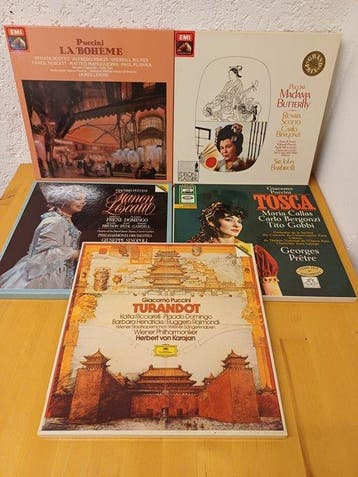 Giacomo Puccini - 5 x Complete Operas in near mint condition, Nieuw in verpakking