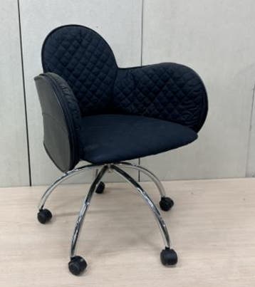 DePadova – Serbelloni design stoel (Zwart), Huis en Inrichting, Stoelen, Ophalen of Verzenden, Gebruikt, Zwart