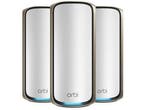 NETGEAR Orbi RBE973S - WiFi 7 Mesh Quad-Band Router + 2, Computers en Software, Verzenden, Zo goed als nieuw, Netgear