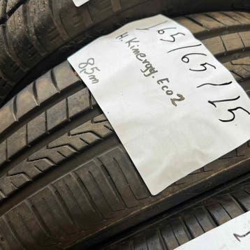2 x Hankook 165-65-15 Zomerbanden 8,5mm, Gebruikt, 15 inch, Ophalen of Verzenden, Band(en)