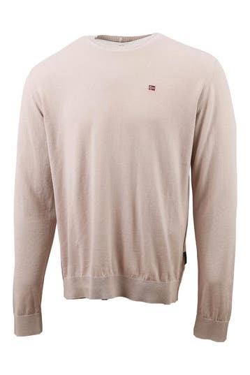 Napapijri Trui in maat L Beige, Kleding | Heren, Truien en Vesten, Verzenden, Gedragen, Overige kleuren, Napapijri