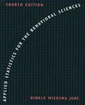Applied statistics for the behavioral sciences 9780395874110, Boeken, Verzenden, Zo goed als nieuw