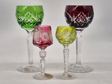 Römer Gläser Set – Bleikristall mit Schliffdekor und