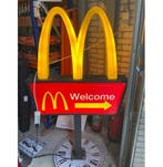 McDonalds Drive -Thru Originele Vintage Lichtbak, Verzamelen, Ophalen, Gebruikt