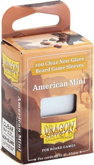 Dragon Shield Board Games Sleeves Non Glare - American Mini, Verzenden, Nieuw