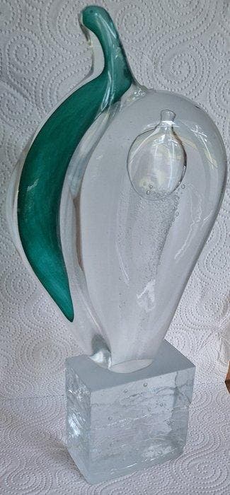 Mats Jonasson - sculptuur, Druppel sculptuur glaskunst -