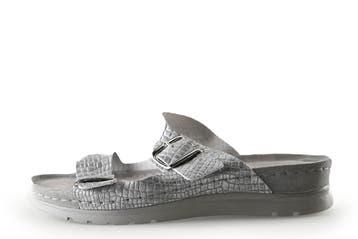 Rohde Slippers in maat 42 Zilver, Kleding | Dames, Schoenen, Slippers, Overige kleuren, Verzenden, Rohde