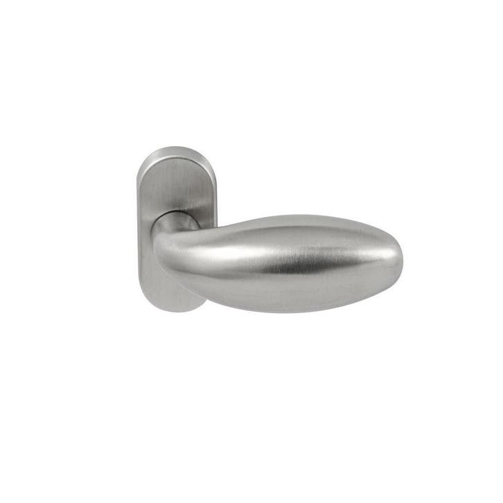 Knopkruk Golf op ovaal rozet - RVS, Doe-het-zelf en Verbouw, Hang- en Sluitwerk, Nieuw, Verzenden