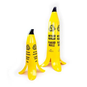 Banana Cone pas - op - glad - bord - Geel - Polypropyleen, Verzenden