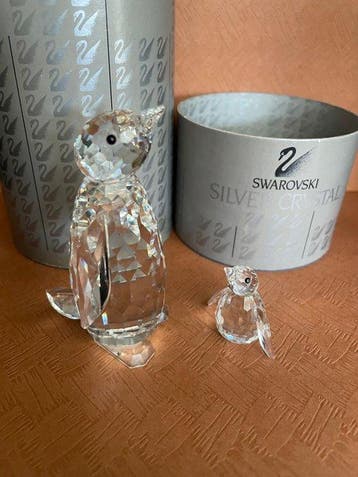 Swarovski - Beeldje - Set Pinguins - Boxed (2) - Kristal