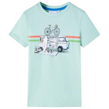 vidaXL Kindershirt 104 lichtmintkleurig, Verzenden, Nieuw