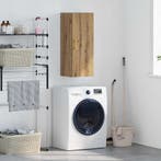 vidaXL Wandkast Artisan Eiken 34,5 x 34 x 90 cm Bewerkt hout, Huis en Inrichting, Kasten | Buffetkasten, Minder dan 50 cm, Verzenden