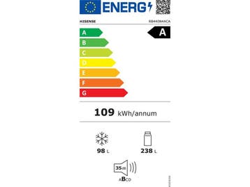 Hisense RB440N4ACA - Koelkast - A - No frost - Vrijstaand, Witgoed en Apparatuur, Koelkasten en IJskasten, Verzenden, Zo goed als nieuw