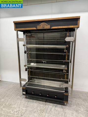 Ubert FF36 E Verticale Kippengrill Grill 6 spiezen 400V, Zakelijke goederen, Ophalen of Verzenden, Gebruikt