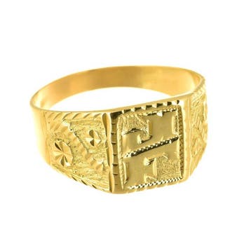 Statement ring - 18 karaat Geel goud