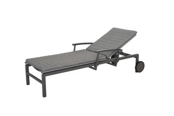 Showroommodel Regina verstelbaar en verrijdbaar ligbed, Tuin en Terras, Tuinsets en Loungesets, Ophalen of Verzenden, Nieuw, Aluminium