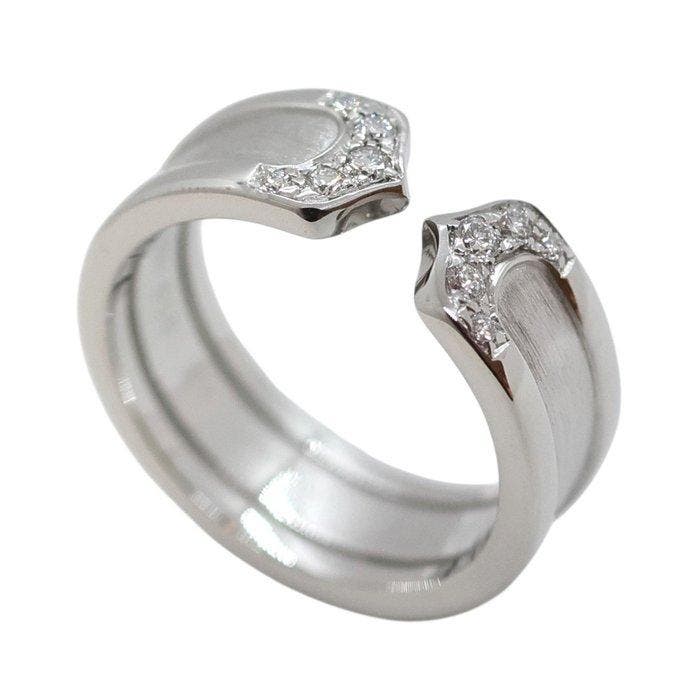 Cartier - Ring - C2 Ring - 18 karaat Witgoud -, Sieraden, Tassen en Uiterlijk, Ringen